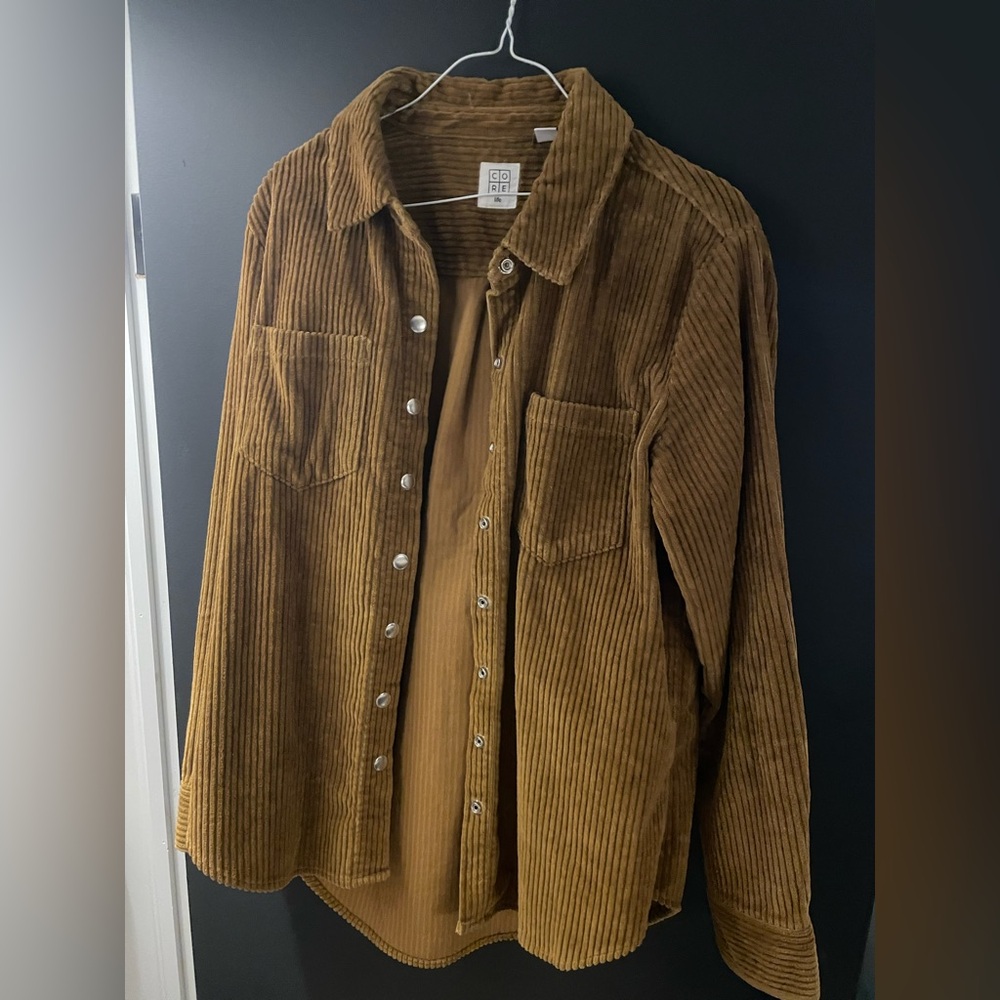 Brown Corduroy Jacket Womens Size Small